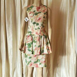 vintage peplum dress